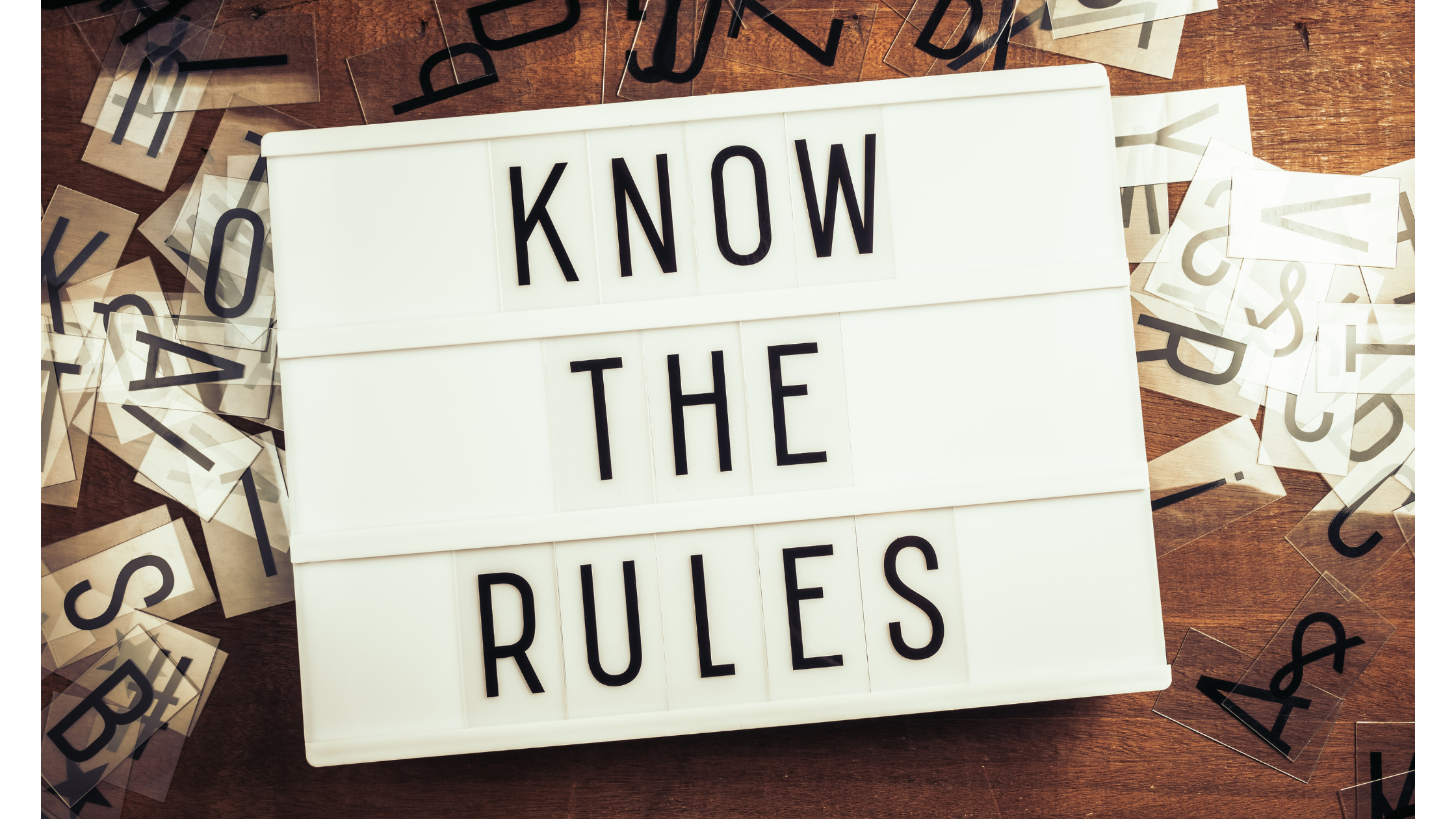 Regulatory Defense: 3 Rules